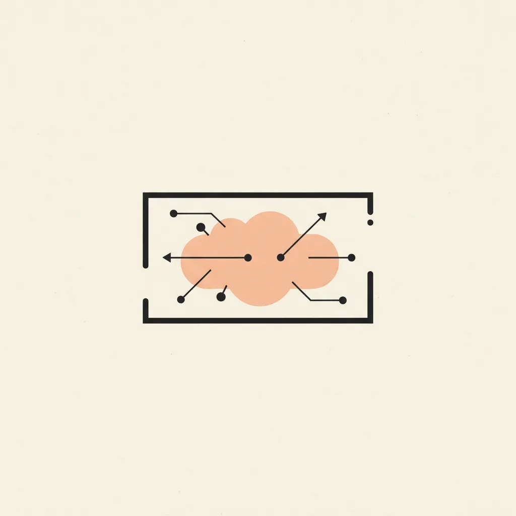 Editorial illustration — AI Agents Inside Your Work Tools: What Buzz Signals for Ops