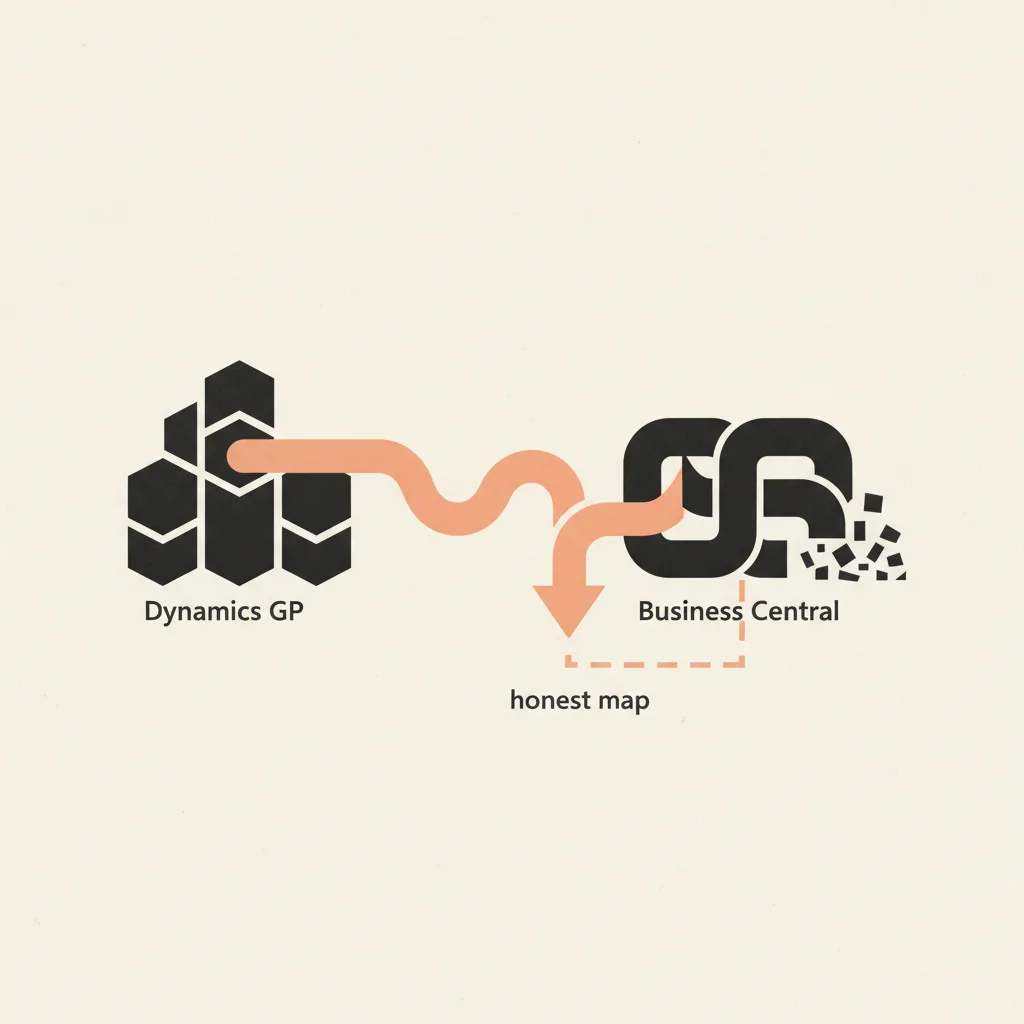 Editorial illustration — Migrating from Dynamics GP to Business Central